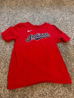 Nike Boys XL Indians Red Casual T-Shirt